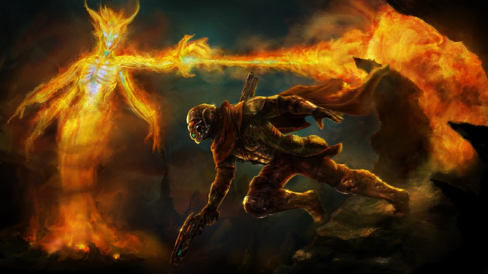 Image of Fire elemental (Sci-fi)
